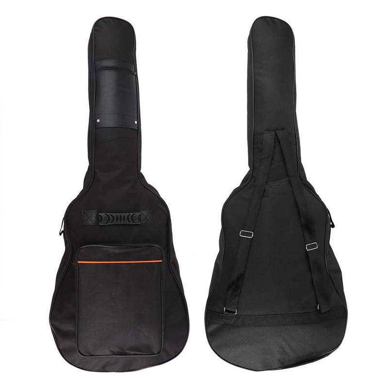 Tragbare 38-41 Zoll Akustische Klassische Gitarre Tasche Doppel Gurte Gepolstert Verdicken Weiche Fall Gitarren Rucksack MS88