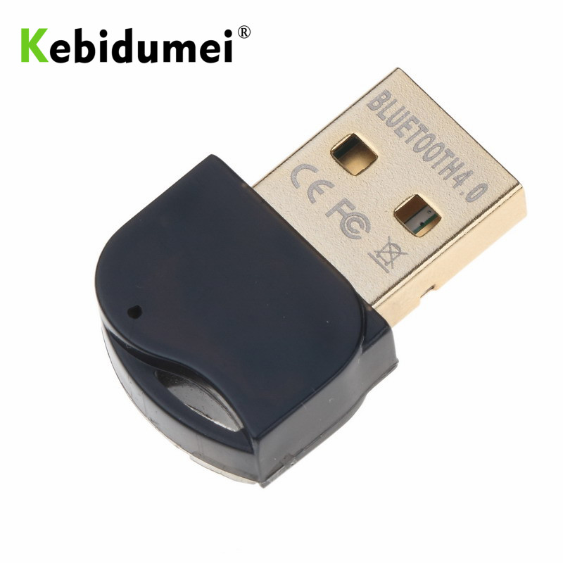 Kebidumei Draadloze Bluetooth 4.0 Adapter USB Dongle Zender Ontvanger Dual Mode voor Computer Bluetooth Adapter Gratis driver