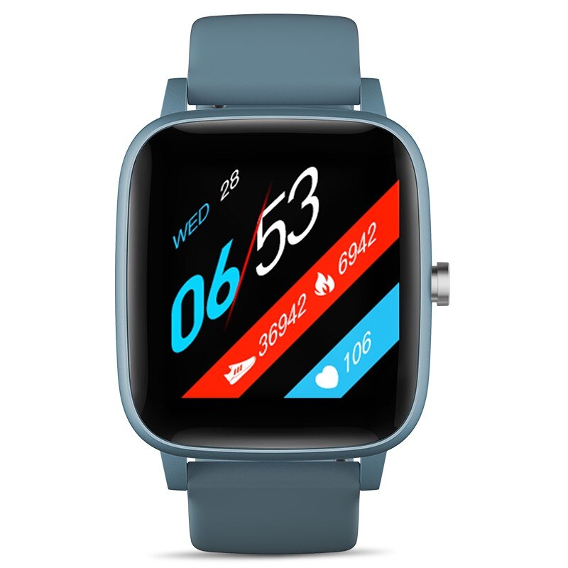 Amazfit Bip Lite Smartwatch Bluetooth 5.0 Global Versie IP67 Waterdicht 1.4Inch Hartslag Sleep Monitor Smart Band Hd Scherm: Blauw
