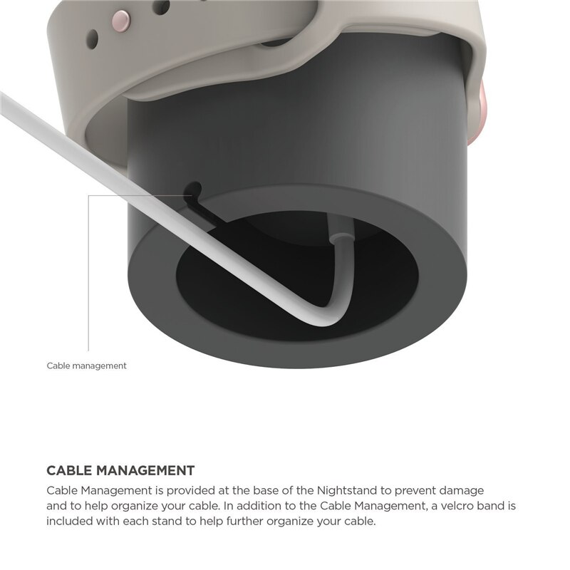 Charger Silicone Stand Voor Apple Horloge Serie 6 Se 5 4 3 2 1 38Mm 42Mm 40Mm 44Mm Kabelmanagement Houder Voor Iwatch 4 3 2 1