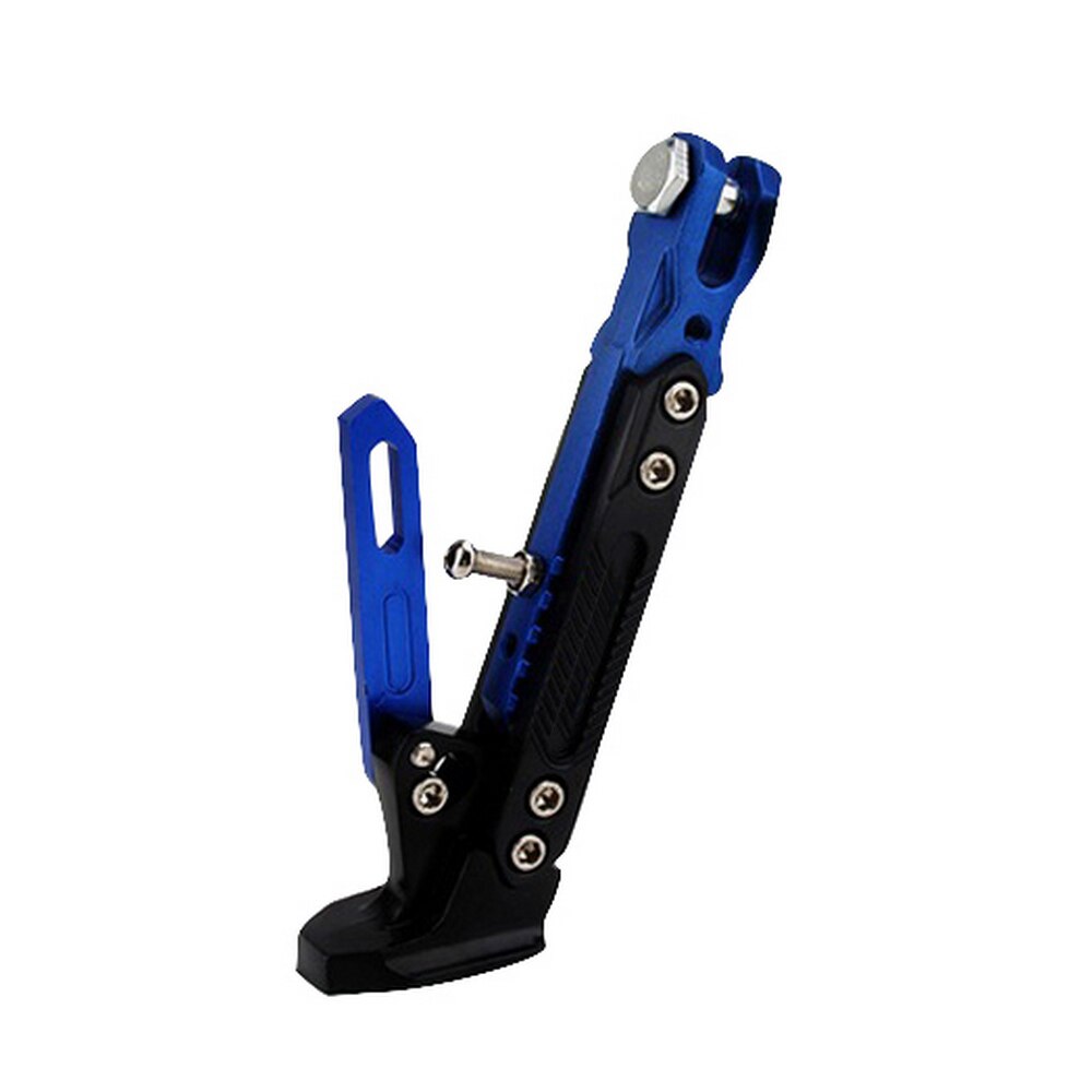 1Pcs Motorcycle Stand Adjustable Foot Side Support Parking Stand for Electric Motorcycle Parking Foot Side Support Stand Tools: Blue