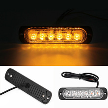 Amber 6 LEDs Bus/Truck/Trailer/Vrachtwagen 12 V-24 V LED Verlichting Side Marker Licht waterdichte LED Light Tail indicator Parking licht