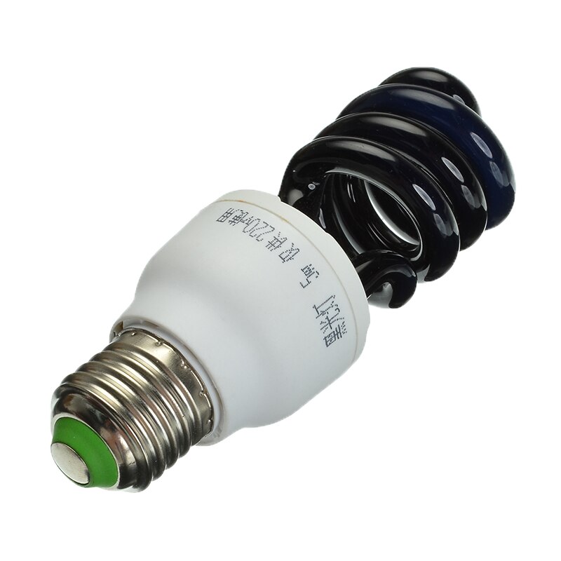 E27 UV Light Bulb Ultraviolet Lamp Fluorescent CFL 5/15/20W Spiral Enegy Saving Black Light Violet Lighting 220V 300-400nm