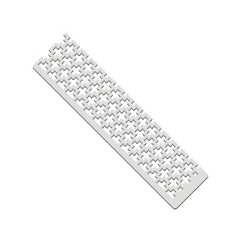 Edelstahl Diamant Gemalt Netz Lineal DIY Stickerei Zubehör Handwerk Werkzeuge