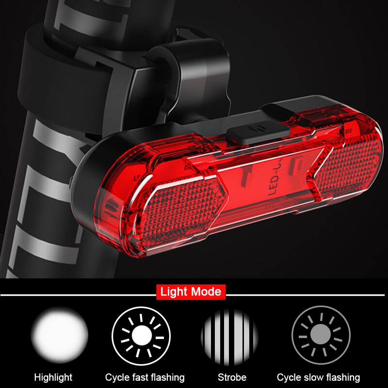 Bicycle Rear Light Waterproof Portable LED Riding ... – Grandado