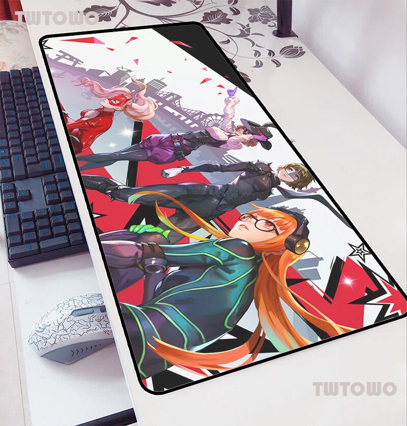 Alfombrilla para ratón de Persona 5, 900x400x2mm, alfombrilla de ratón de ordenador para Gamer,: 3 / Size 600x300x2 mm