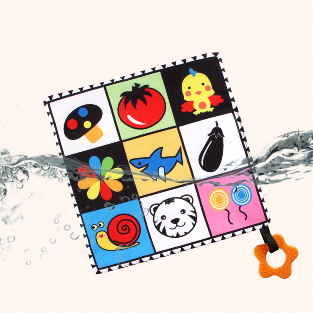 1 set baby-taschentücher mit cartoon-print, mehrzweck-polyester, kleinkind-kinderbett-handtuch, gesichtstuch für neugeborene