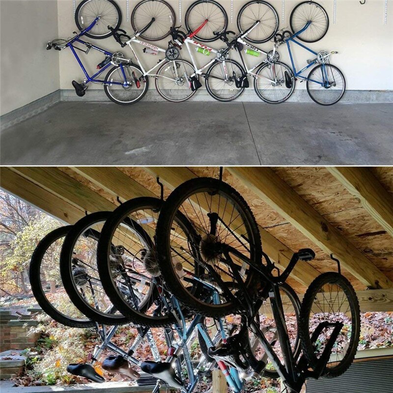 Cykelkrog ,10- pak tunge cykelbøjle cykelopbevaringskrog med 10- pak bolte til garagevæg og loft - passer til alle cykeltyper