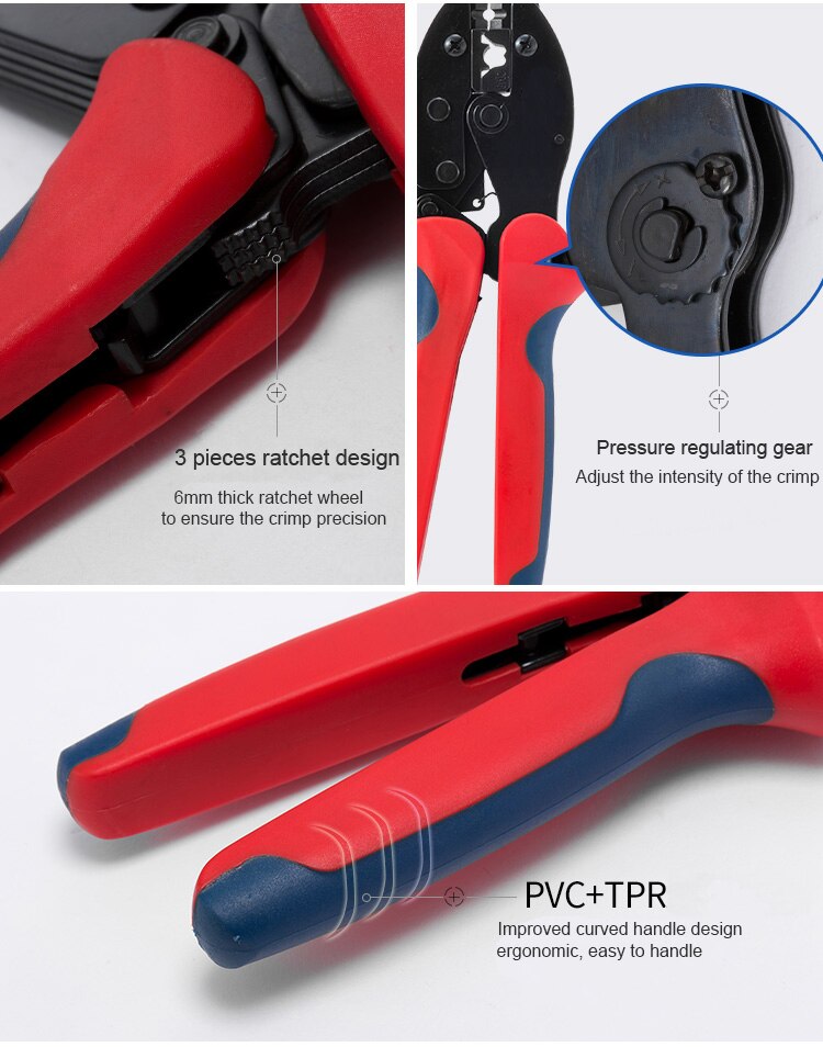 Ratchet Spark Plug Wire Plier Crimper 8.5mm Spark Plug Crimping Stripping Tool Car Automotive Connector Crimping Tools
