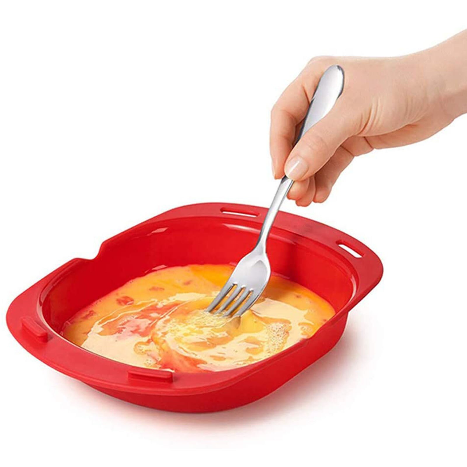 25#Microwave Oven Silicone Egg Omelette Roll Baking Dish Silicone Omelette Maker Kitchen Steamer Cooking Mould Kitchen Gadget