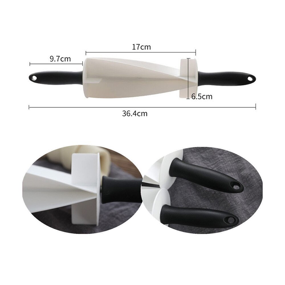 Useful rolling pin Multifunction Plastic Rolling Cutter Croissant Bread Pastry Kitchen Baking Tools