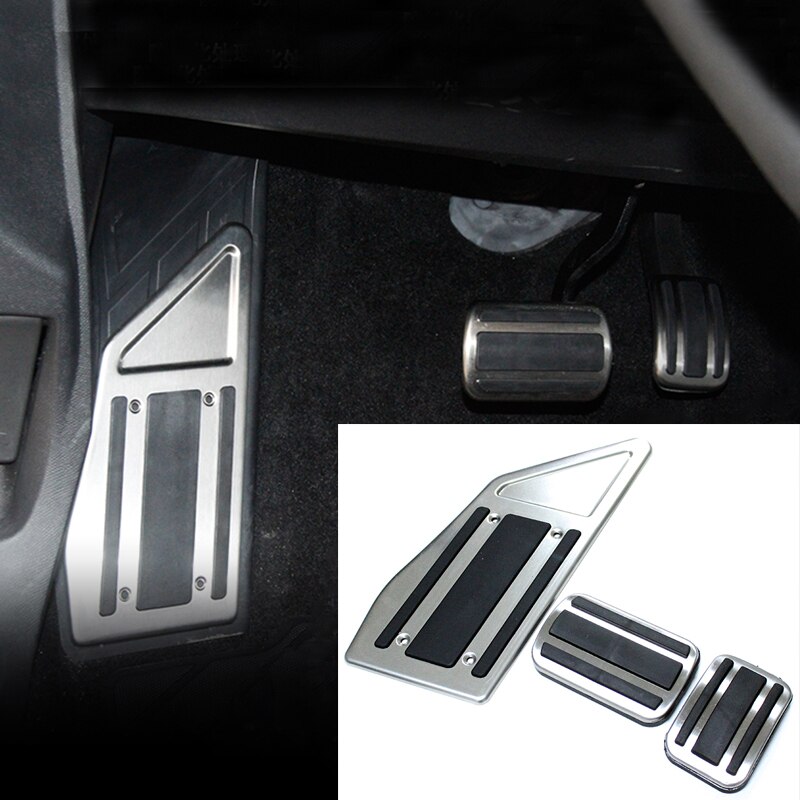 Car Footrest for DS DS 7 CROSSBACK AT/MT Stainless steel Fuel Brake Footrest Pedal Cover Auto Accessories