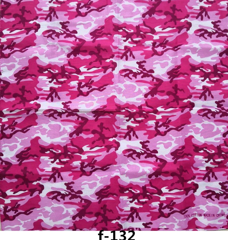 Camouflage Bandanas Cotton Headwear Women Scarves Headband Men Camping Mask Gaiters Braga Cuello Hiking Scarves: f-132