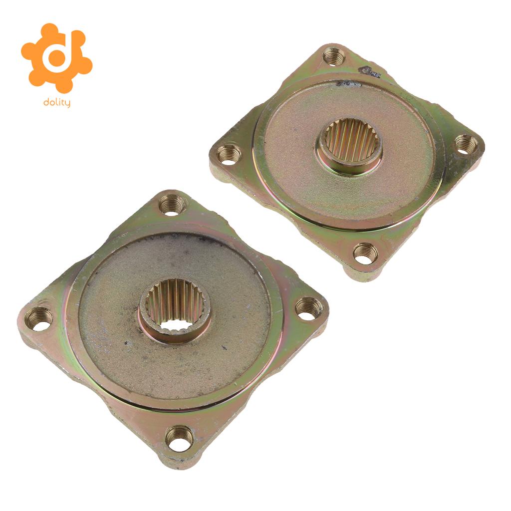 dolity 2pcs 4 Stud 23 Teeth Spline Wheel Rear Axle Hub for 150cc 200cc Motorcycle Scooter Moped Quad Dirt Bike ATV.