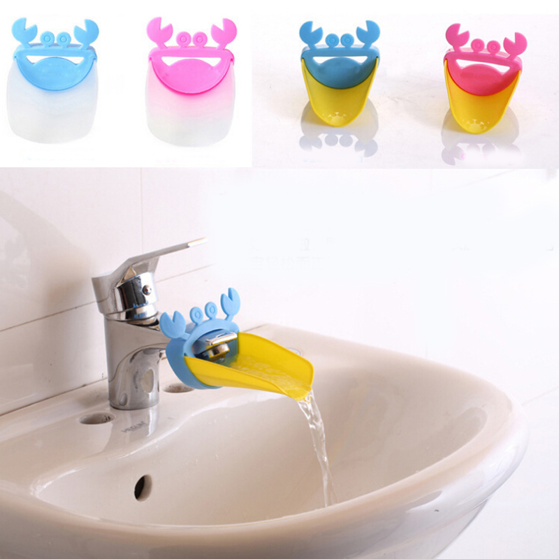 Faucet Extender Cute Cartoon Baby Hand-washing Device Children Guide Sink Faucet Extension Bathroom Accessories
