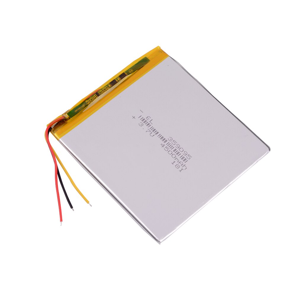 3 line 3.7V 4500mah tablet battery gm lithium polymer battery 359095 Li-ion battery for MP3 MP4