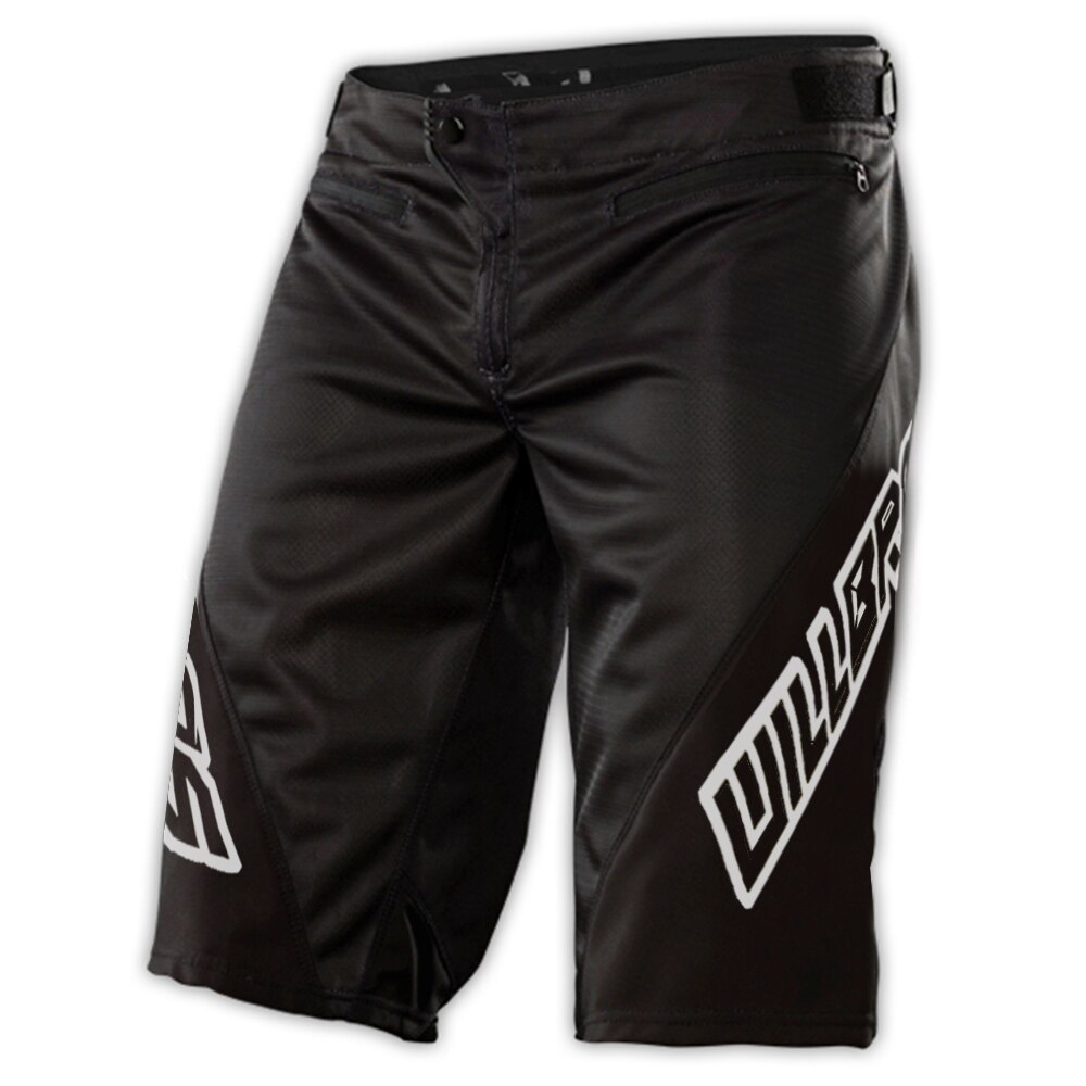 Willbros motocross Racing sykkel sprint mtb utforbakke dh shorts svart/oransje ess sykkel shorts: Svart / 36