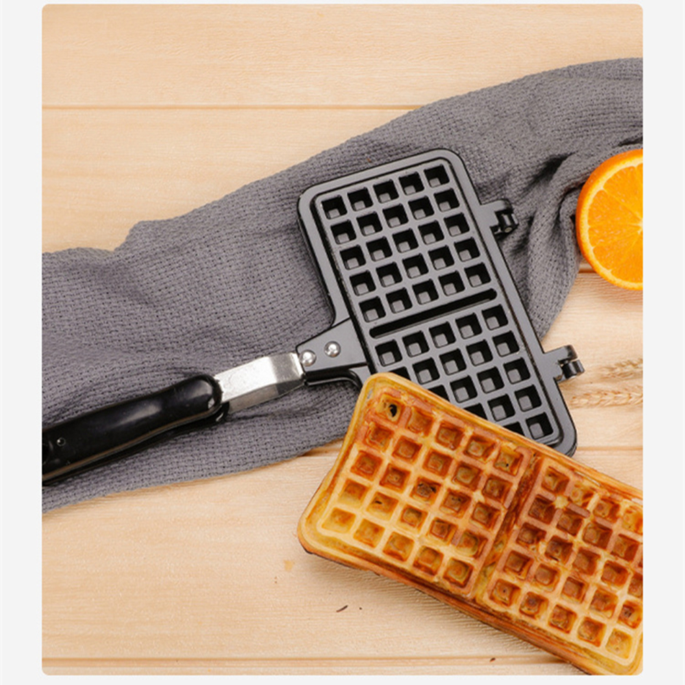 Waffle Maker Machine DIY Non-Stick Metal Pan Cake Oven Fish-Shaped Heat-Resistant Breakfast Machine Household Kitchen Tools