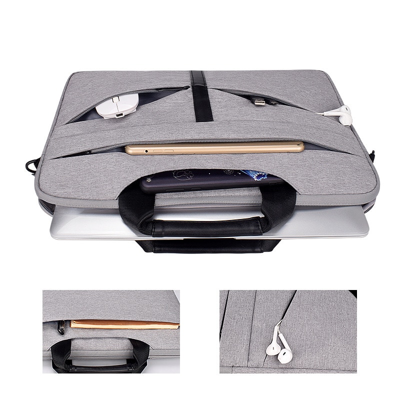 Universal Laptop Bag 13 14 15 inch Notebook Bag Laptop Messenger Computer Shoulder Bag Briefcase Case Cover for Macbook HP DELL