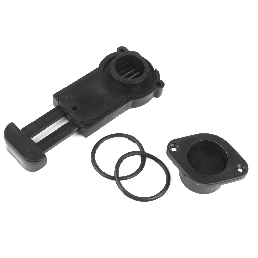 Durbale Kanu PVC ziehen Attika Ablauf Ventil Kappe für Marine Kajak Aufblasbare Meisten Fischerboot Ersatz Schwarz Zubehör