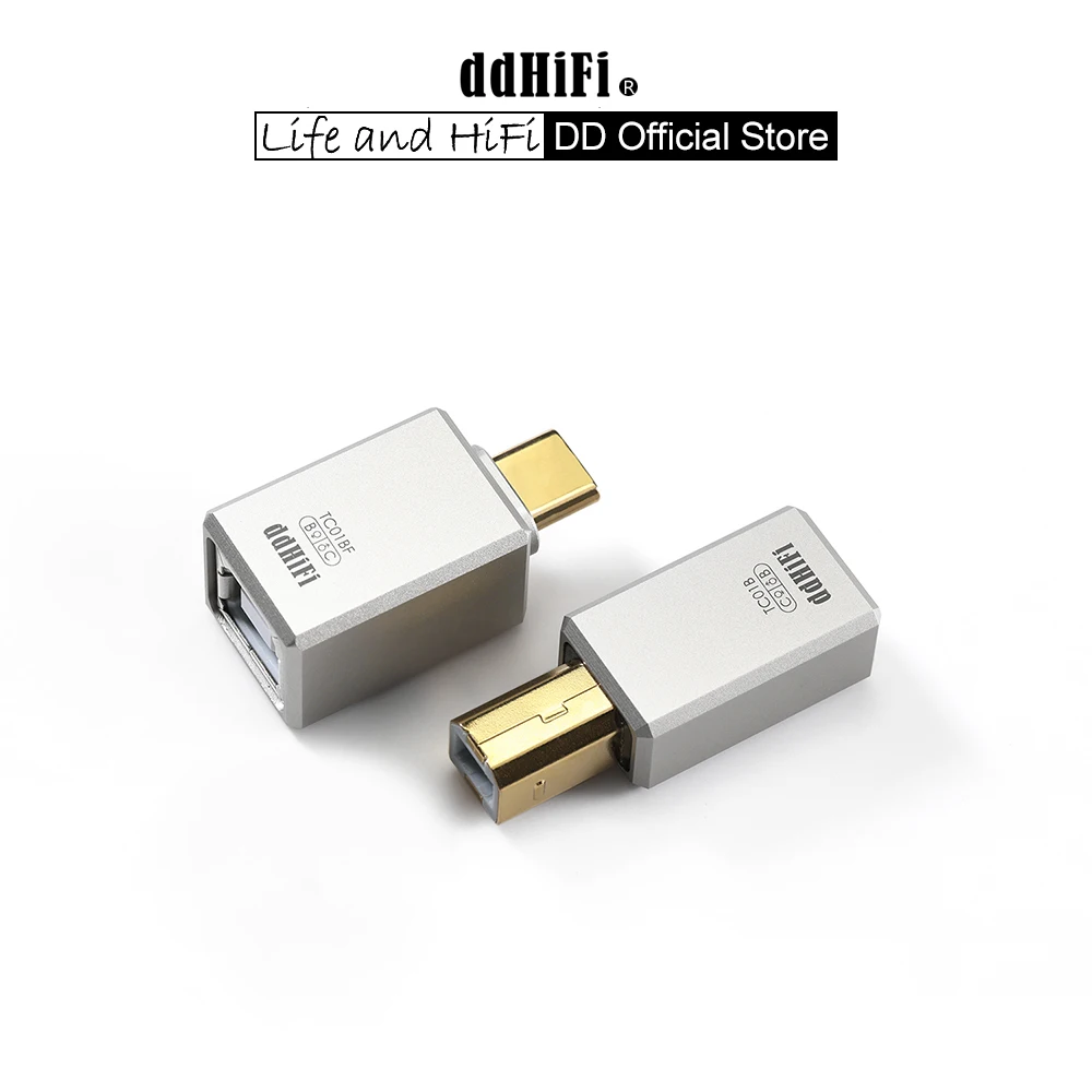 DD ddHiFi TC01B / TC01BF HiFi USB-B to USB-C Adapter Converter
