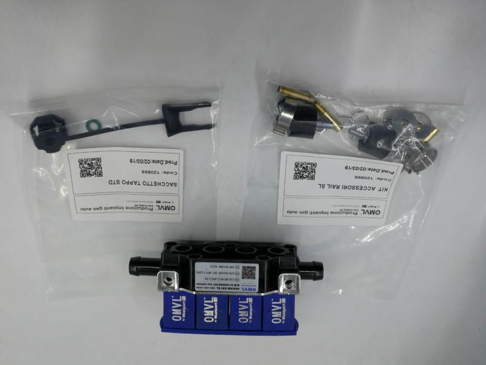 Rail d&#39;injecteur OMVL REG 4CYL 2oum gnc gpl