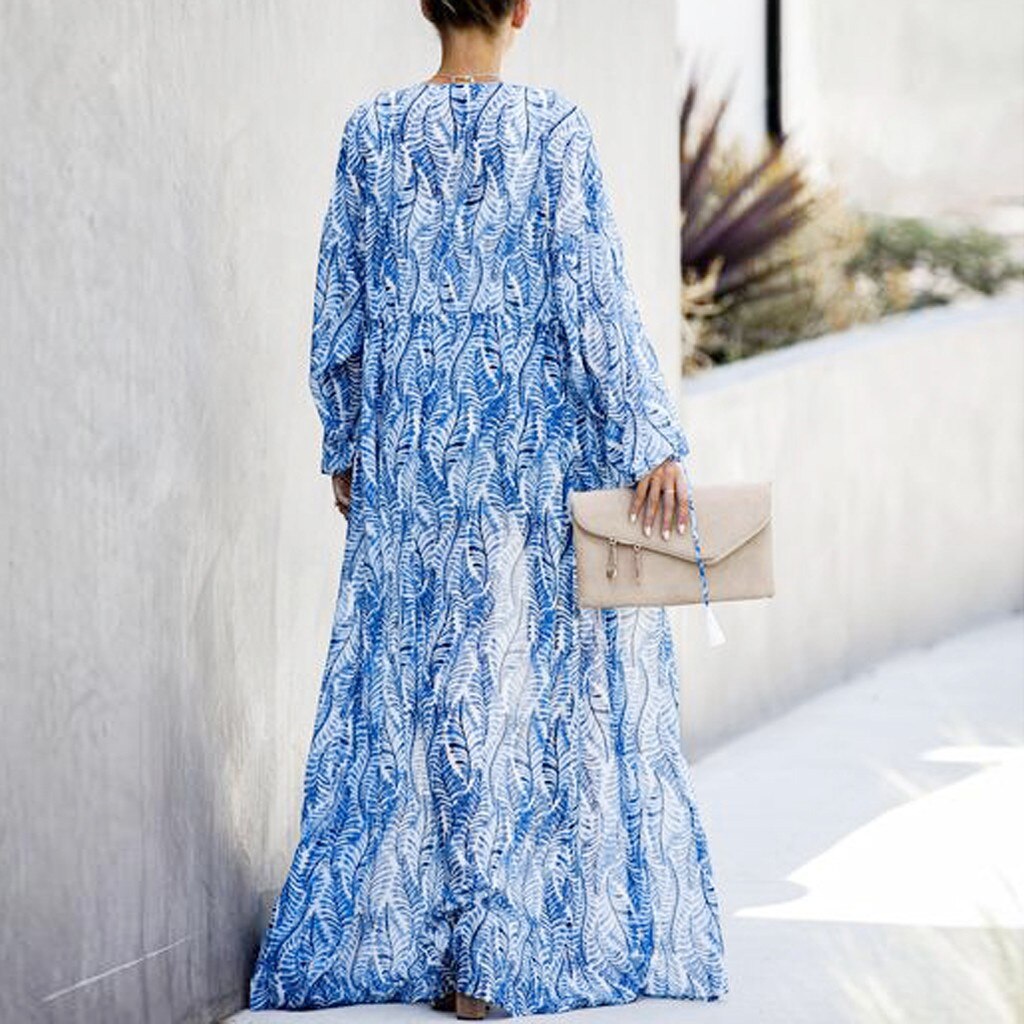 Bikini cover ups boho smock strandkjole badetøj cover up print badedragt outfit tunikaer til kvinder kaftan sarong lang pareo s -2xl