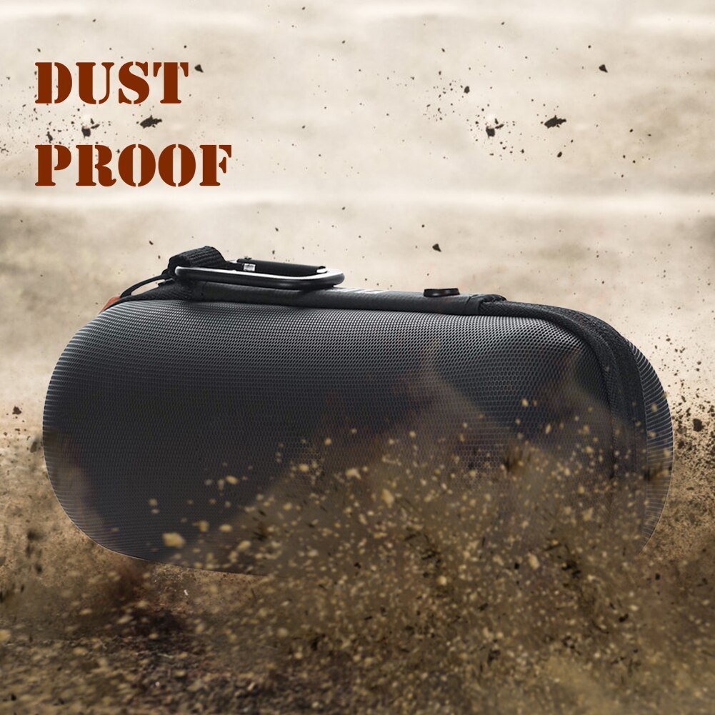 Flip 6 wireless speaker storage bag, travel portable protective hard shell storage bag with zipper, speaker carrying case