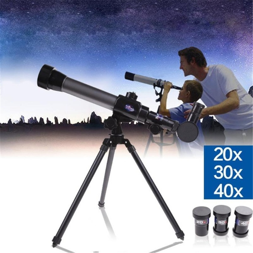 20X 30X 40X Refractor Astronomische Outdoor Spotting Monoculaire Telescoop Beste Kerst voor Kinderen Microscoop Combo met Statief