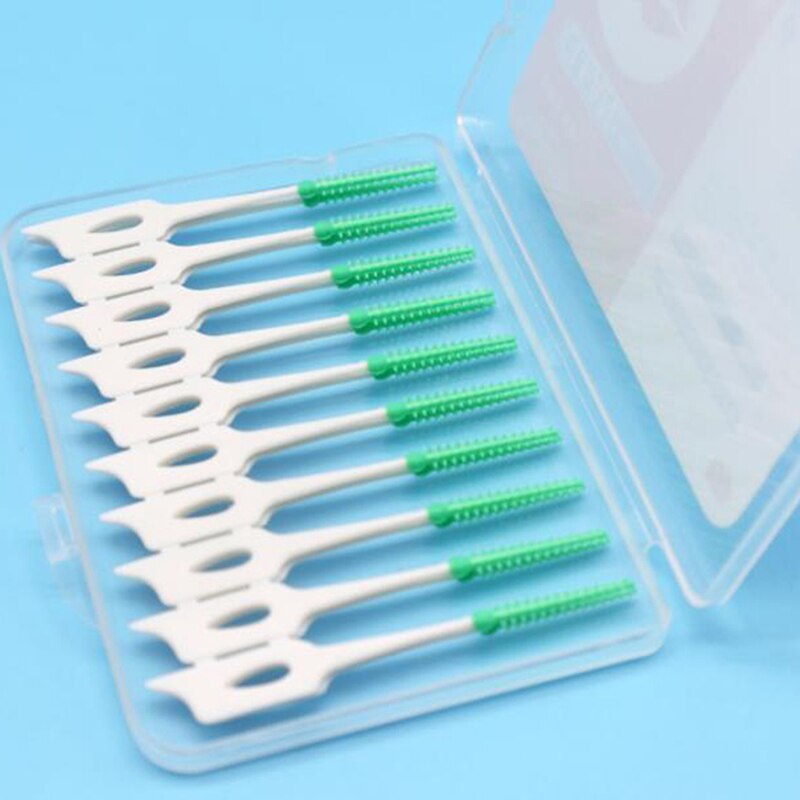 20/150 Pcs Silicone Interdental Brushes Super Soft Dental Cleaning Brush Teeth Care Dental floss Toothpicks Oral Cleaning Care