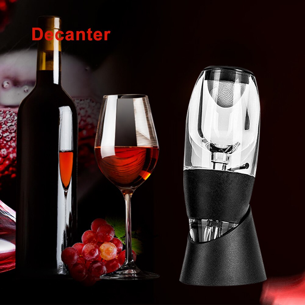 Magic Decanter Essential Rode Wijn Beluchter Sediment Filter Wijn Snel Beluchter Hopper Filter Wijn Essentiële Apparatuur 3