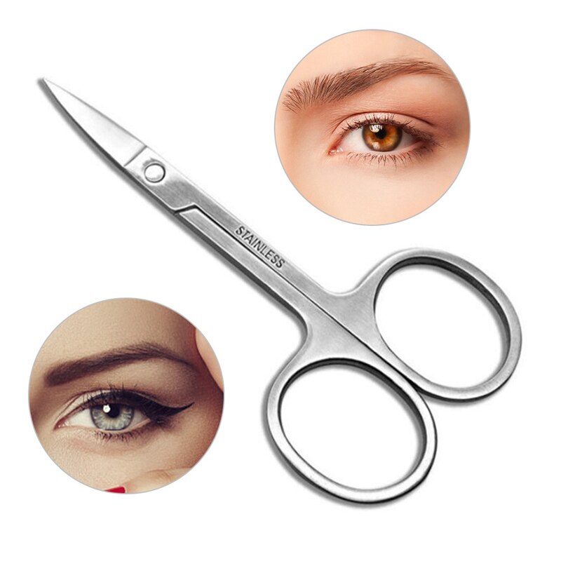 Nose Hair Trimmer Safety Scissors Multi Purpose Scissor With For Facial Hair Eyebrow Beard Mustache Trimming
