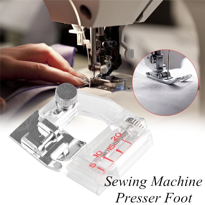 Sewing Machine Presser Cloth Foot Bias Binder Foot Stitch OverLock Zipper Ruler Parts Home Essentials