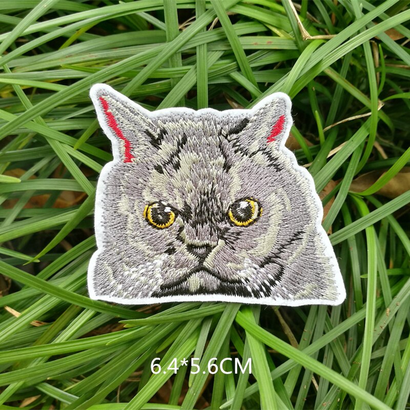 -Melt Kat Kleding Sticker Accessoires Tassen Hoeden Decoratie Gat Patchen En Decals Borduren Patch: 2