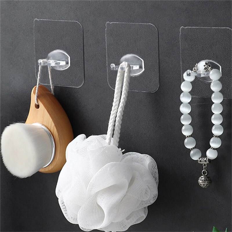 4PCS Cartoon Set Toothbrush Holder Transparent Toothbrush Holder Wall-mounted Toothbrush Holder Bathroom Accessories Lazienka