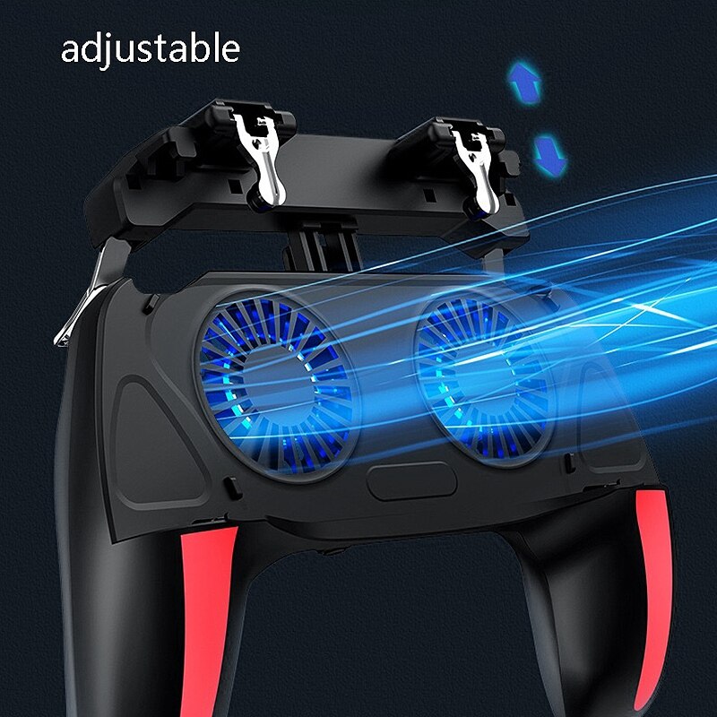 H10 Plug-in Gamepad Controller Joystick, Used to Release the Trigger Dual Cooling Fan Game Radiator