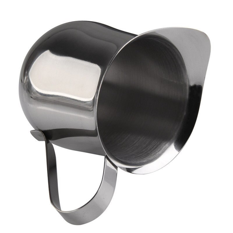 4YANG Acero inoxidable café taza de leche Frothing jarra 60/90/150/240ml Barista Craft leche Frothers Latte arte Pull Flower Cup