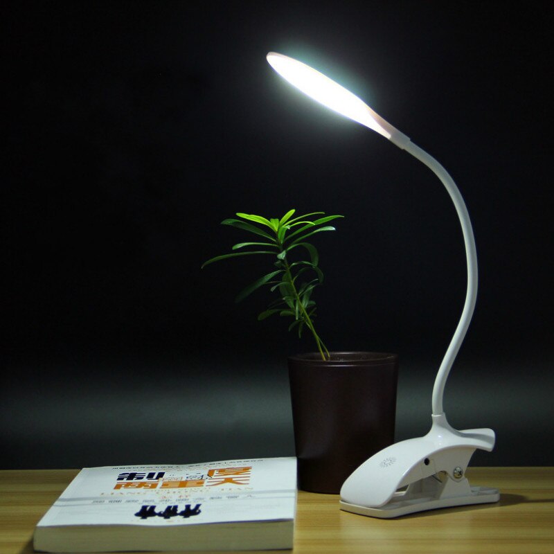 Bureaulamp USB led Tafellamp 14 LED tafellamp met Clip Bed leesboek Licht LED bureaulamp Tafel touch lezen oogbescherming