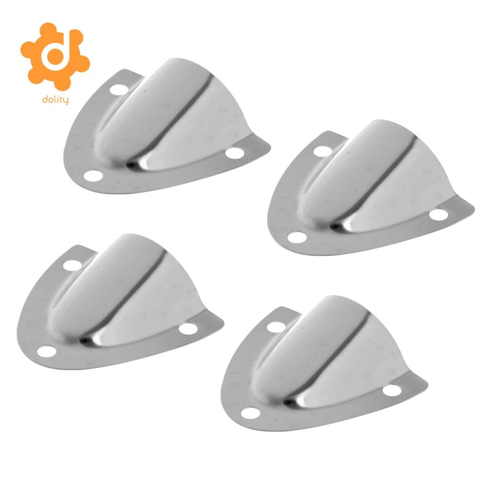 4pcs Stainless Steel 316 Midget Clam Shell Wire Cable Vent Cover For Boat