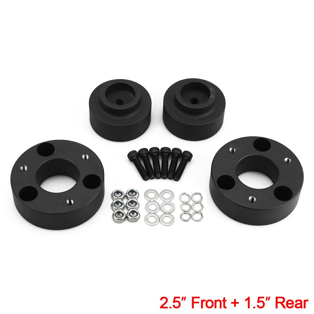 For Dodge Ram 1500 4WD Front +rear Full Lift Leveling Kit: Dark Grey