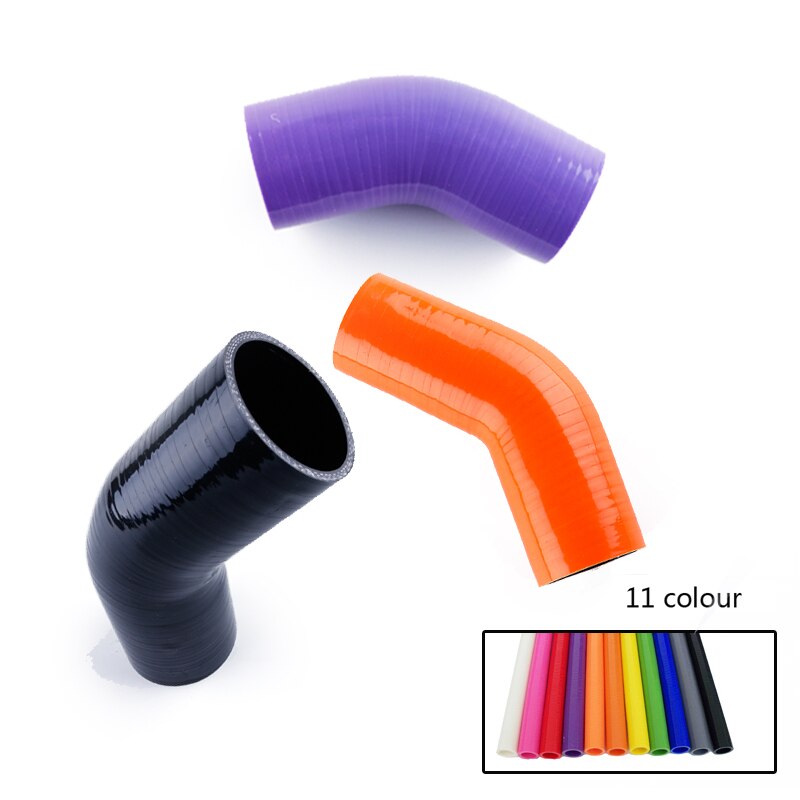 Id: 70mm-127mm 45 grados 102mm longitud Intercooler/Turbo silicona acoplador manguera