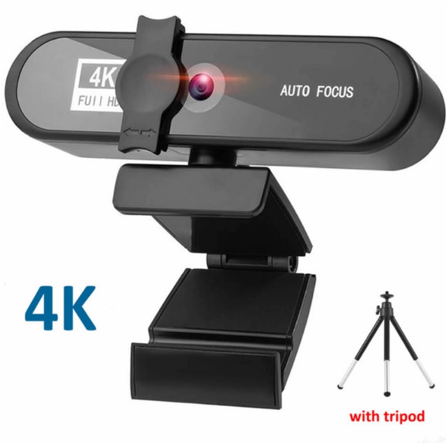 Webcam 1080P 2K 4K con microfono conferenza PC Webcam Autofocus USB Web Camera Laptop Desktop per ufficio riunione Home Full HD Webcam