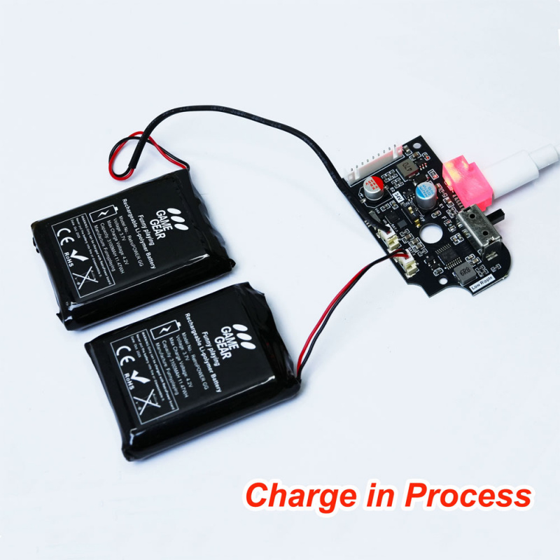 6200mAH Li-ion Rechargeable Battery Module For Sega Game Gear GG For GG Highlight Charging Port Battery USB-C
