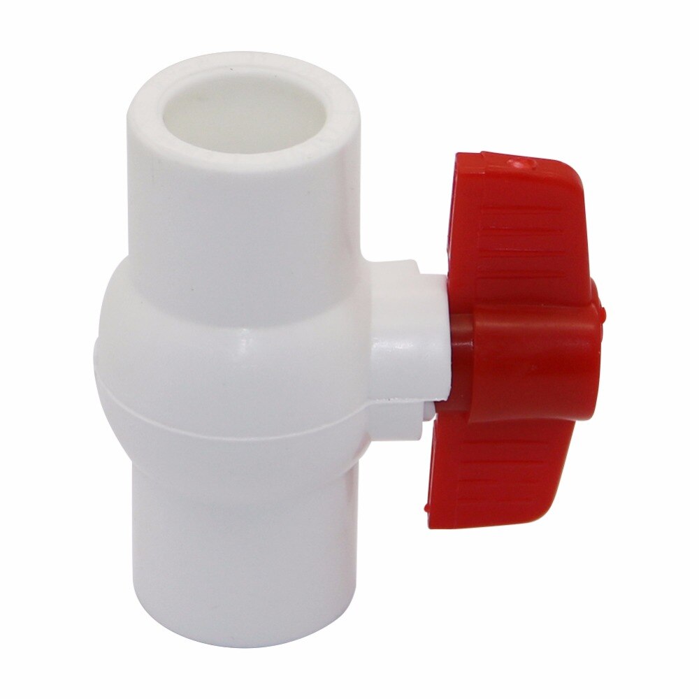 40mm PVC Ball Valve Plumbing Fittings Agriculture Tools Garden Irrigation Water Pipe Connector 1 Pc