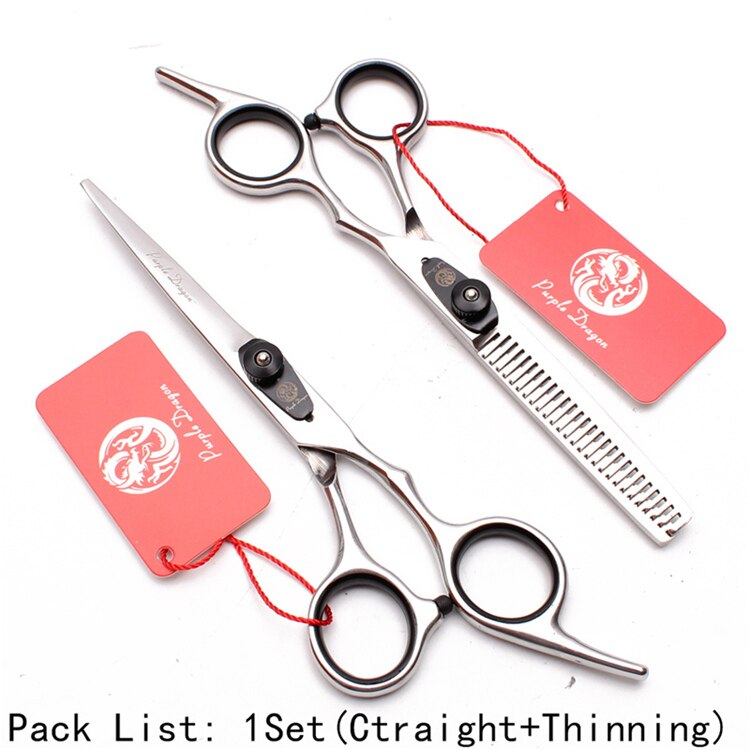 Tijeras de aseo para perros con tornillo trasero de acero inoxidable de 6 ", tijeras normales para adelgazamiento, juego de tijeras para mascotas, Z1003: Z1003 Hei D 6N