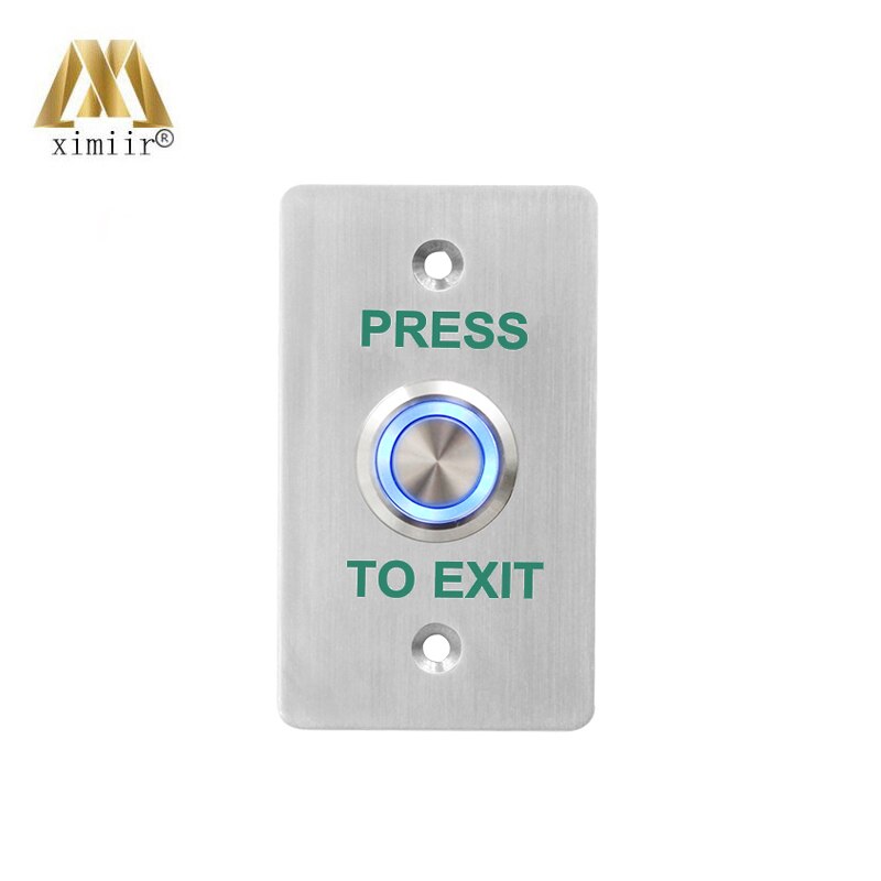 IP68 waterproof exit button with LED door release Stainless Steel Exit Button Push Door