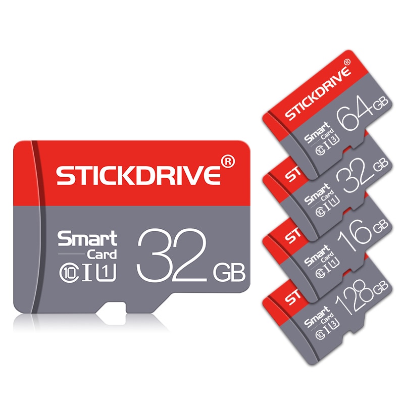 Micro sd klasse 10 32gb hukommelseskort sdxc 128gb 64gb sdhc 32gb/16gb u3 u1 micro sd-kort tf-kort hukommelse flash microsd-kort