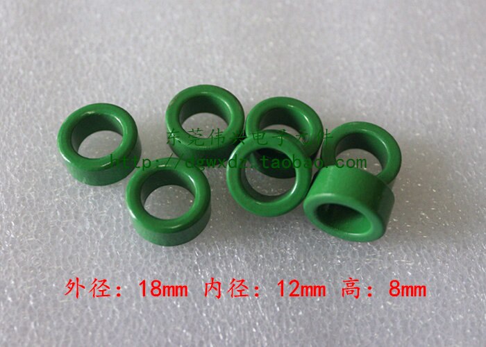 Mn-Zn Magnetic Ring Ferrite Core T18*12*8C Anti-interference Magnetic Ring 18*12*8 High Magnetic Ring R15K