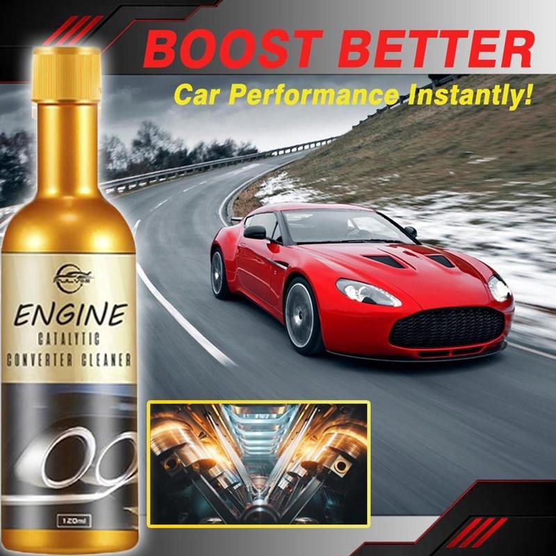 Car Engine Catalytic Converter Cleaner Automobile Carbon Removal Cleaning Agent Car Boost Engine Maintenance Cleaning Tool 120ml