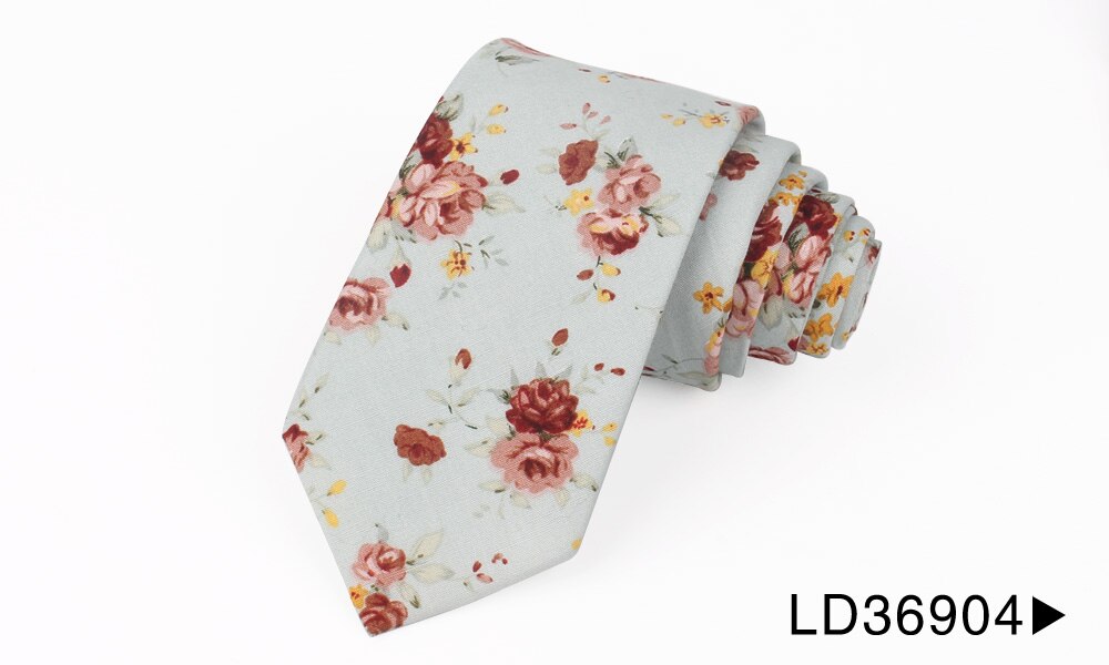 Katoen Dassen Casual Bloemen Stropdas Voor Bruiloft Pakken Skinny Tie Voor Mannen Vrouwen Slanke Mannen Stropdas Gravatas Ties: LD36904